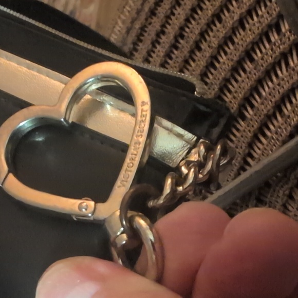 Victoria's Secret Black and Gold Wallet - Picture 4 of 4